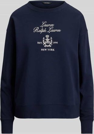 Lauren Ralph Lauren Regular Fit Sweatshirt aus Baumwoll-Mix in Marine, Gr&ouml;&szlig;e XXL