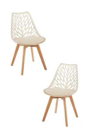 Regalos Miguel Packs Sillas Comedor - Pack 2 Sillas Viva - Beige