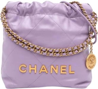 Chanel Pre-owned Vintage Quilted Leather Satchel - Pre-owned - Mujer - P&uacute;rpura - ONE SIZE