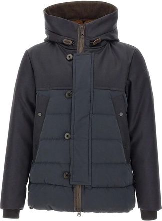 Peuterey Niall gewatteerd jack met capuchon - Blauw