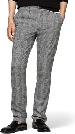 Tommy Hilfiger Smart Casual Check Regular Straight Broeken - Heren - Straight fit broeken - Grijs - W31 - Katoen - Broeken