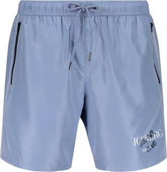 Iceberg Badmode, Heren, Blauw, XL, Polyester, Zwemshorts