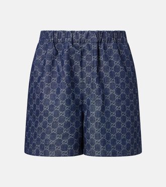 Gucci Shorts de denim GG