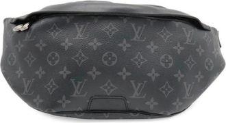 Louis Vuitton Pre-owned Monogram Eclipse Sling Bag - Heren - Vintage Heuptassen - Zwart - ONE Size - Vintage