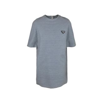 Prada Dames, Tops, Blauw, Maat: 4XL Denim