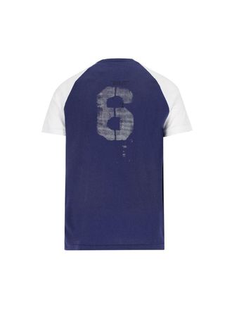 Polo Ralph Lauren Raglan Surf Club Graphic T-Shirt - Navy