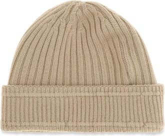 Burberry Mens Wool Beanie Sand Merino Ovis Aries Hats E Hairbands