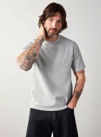 Le 31 Mens Micro-waffle T-shirt Comfort fit