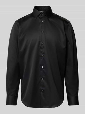 Christian Berg Regular Fit Business-Hemd mit Kentkragen in Black, Gr&ouml;&szlig;e 41/42