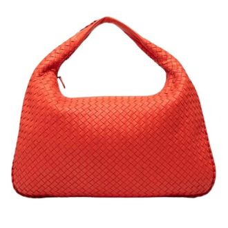 Bottega Veneta Pre-owned Shoulder Bags, female, Orange, Size: ONE SIZE Pre-owned Hobo Bag