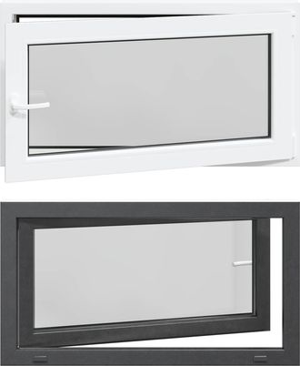 vidaXL Color Interno De Ventana De S&oacute;tano Blanco Risor 110 X 70 Cm Vidaxl