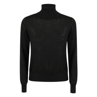 Polo Ralph Lauren Truien & Vesten, Dames, Zwart, XS, Turtleneck Trui
