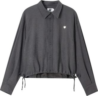 Izzue Camicia con coulisse - Grigio