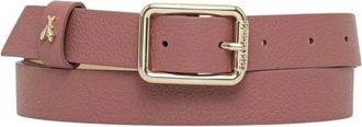 Patrizia Pepe Leren Riem - Dames - Riemen - Roze - L - Leer - Accessoires