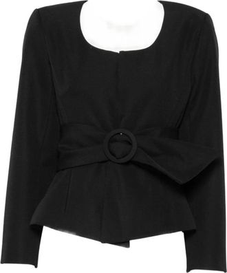 Jacquemus Miami Jacket - Dames - Blazers - Zwart - S - Katoen - Jassen