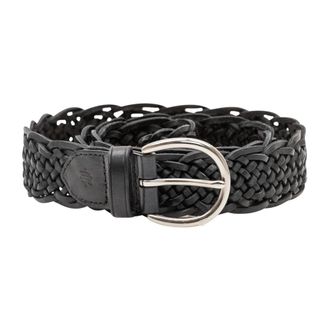 Dragon Diffusion 30mm London Gesp Riem - Dames - Accessoires - Blauw - Maat: 85 CM Leer