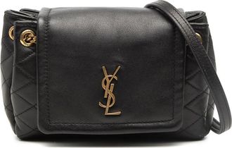 Saint Laurent Pre-owned Saint Laurent Mini Quilted Lambskin Monogram Nolita Bag Ladies 5QGL49VOR6C5B961