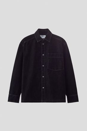 H&M Overshirt aus angerautem Twill - Schwarz