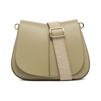 Gianni Chiarini Shoulder Bags, female, Green, Size: ONE SIZE Helena Round