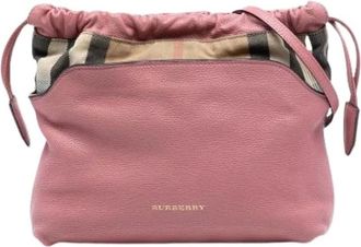 Burberry Pre-owned Bucket Bags, female, Pink, Size: ONE SIZE Pre-owned Vintage Bucket Bag