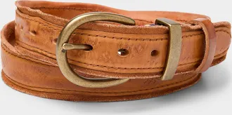 Le 31 Mens Raw-leather-edge belt