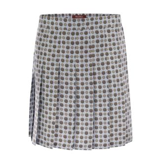 Max Mara Short Skirts, female, Blue, Size: 2XS Madison Skirt