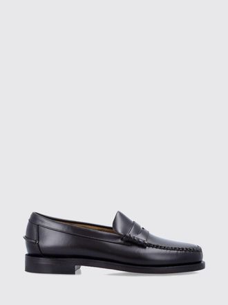 Sebago Classic Dan Smooth Leather Penny Loafers with Leather Sole