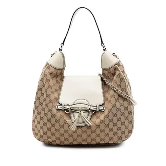 Gucci Pre-owned Gucci Medium GG Canvas Emily Flap Satchel Ladies DTE6FO5848T4NY6W
