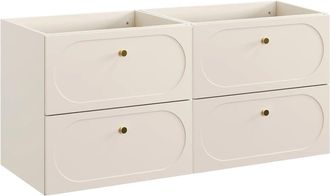 Petits Meubles Mueble bajo lavabo estratificado Beige arena