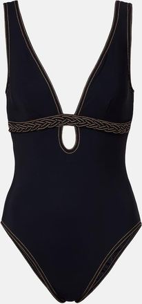 Karla Colletto Quinn keyhole cutout swimsuit