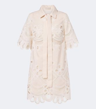 Elie Saab Embroidered minidress