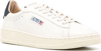 Autry Dallas Low White Leather And Space Sneakers