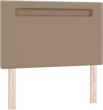 vidaXL Cabecero Montaje En La Pared Con Cabecera Capuchino 100 Cm Pvc Vidaxl