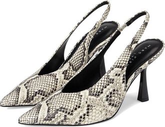 Marc Fisher Esther Womens Shoes White Snake : 7.5 M, Leather