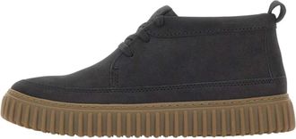 Clarks Torhill Lace Hi - Heren - Schoenen - Zwart - Maat: 41 1/2 EU Leer