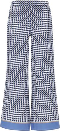KANGRA Casual Broek - Dames - Wijde Broeken - Blauw - S - Broeken