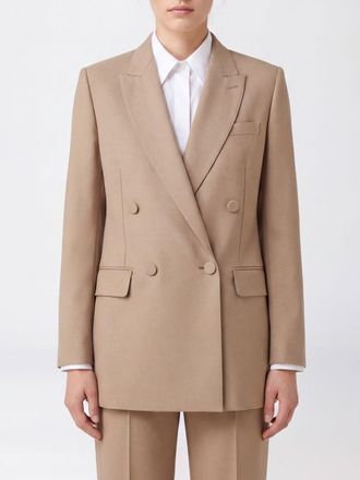 Valentino Garavani Double-Breasted Mohair and Wool Short Blazer with Peak Lapels