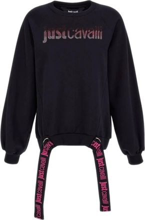 Roberto Cavalli Mujer, Sudaderas, Negro, Talla: M