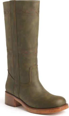 New York & Company Cady Boot in Olive Green at Nordstrom Rack, Size 6.5