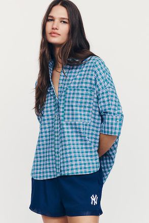Maeve Mabel Boxy Oxford Shirt Top