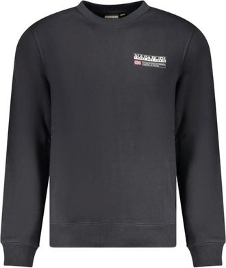 Napapijri Hombre, Sudaderas, Negro, Talla: 2XL