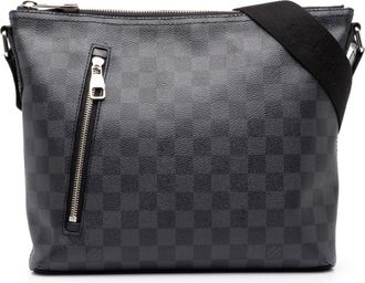 Louis Vuitton Black Pvc Leather Shoulder Bag (Pre-Owned)