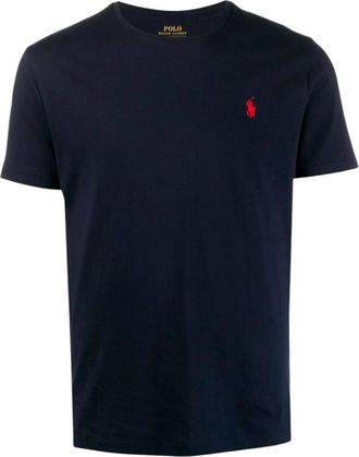 Polo Ralph Lauren Sscnm 2 T-shirt met korte mouwen - Heren - T-shirts - Zwart - S - Katoen - Tops