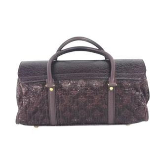 Louis Vuitton Pre-owned Tote bag - Dames - Pre-owned - Paars - Maat: ONE Size Leer