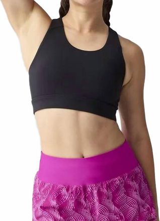 Brooks Luxe Pocket Bra In Black