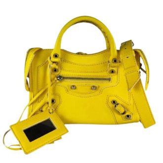 Balenciaga Pre-owned Vintage Schoudertas - Dames - Pre-owned - Geel - Maat: ONE Size Leer