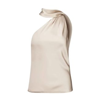 Tom Ford Dames, Tops, Grijs, Maat: 2XS Satijn