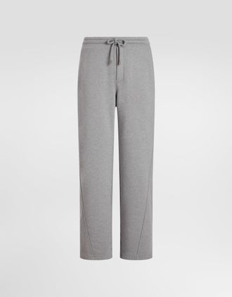 Dolce & Gabbana Fleece Jogging Trousers - Man Pants And Shorts Multi-colored 44