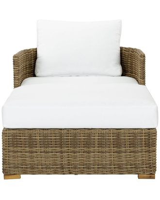 Safavieh Couture Anguilla Wicker Sun Lounger