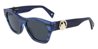 Lanvin LNV604S 400 Mens Sunglasses Blue Size 55